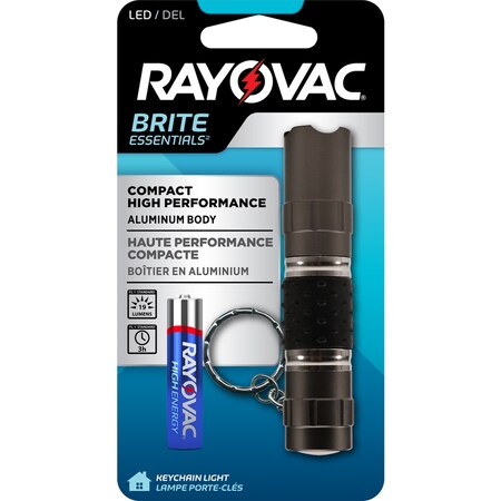 Rayovac Keychain Flshlt Led BEMKY1AA-BTA